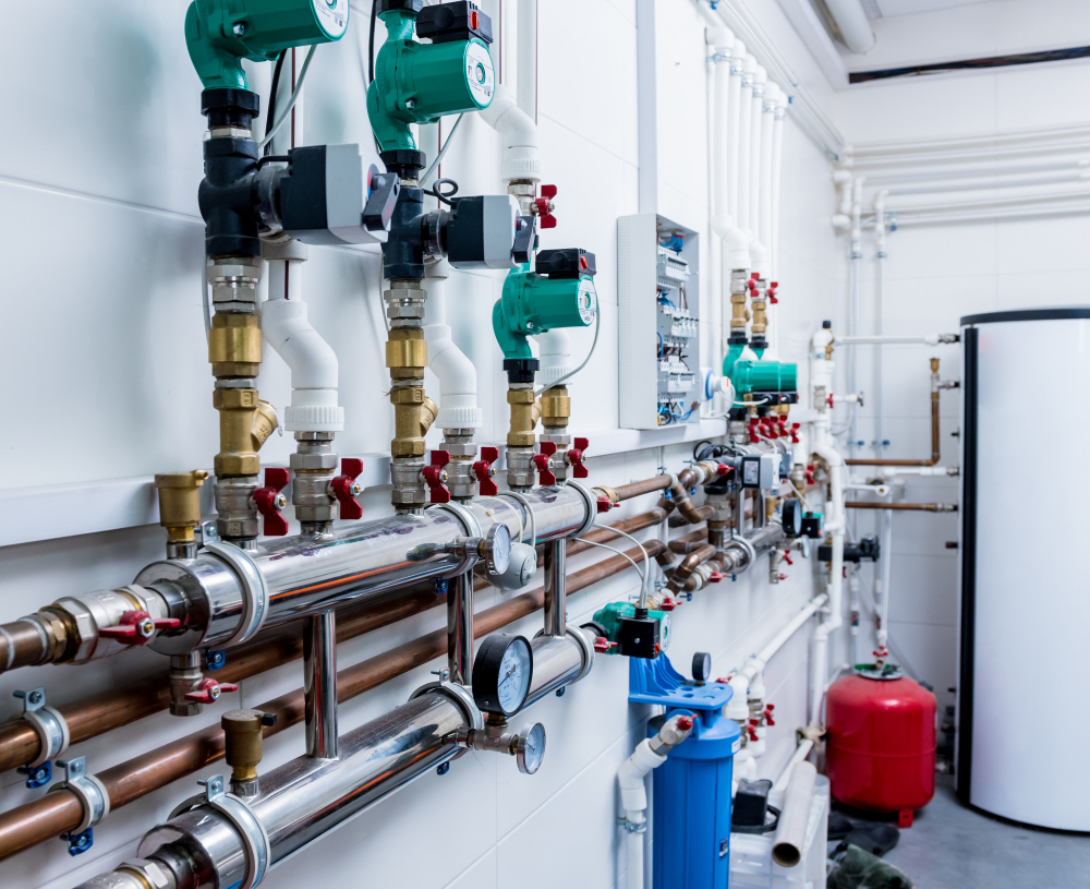 Haustechnik einer Immobilie – Rohrsystem und Heizungsanlage im Facility Management von Secure Time